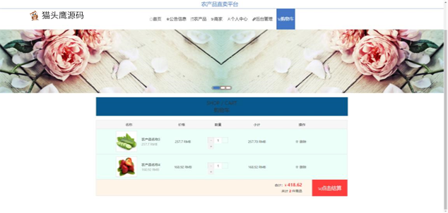 基于springboot+vue的农产品直卖平台(含参考论文)