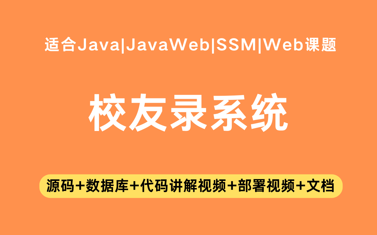 基于ssm+jsp的校友录系统(含参考论文)